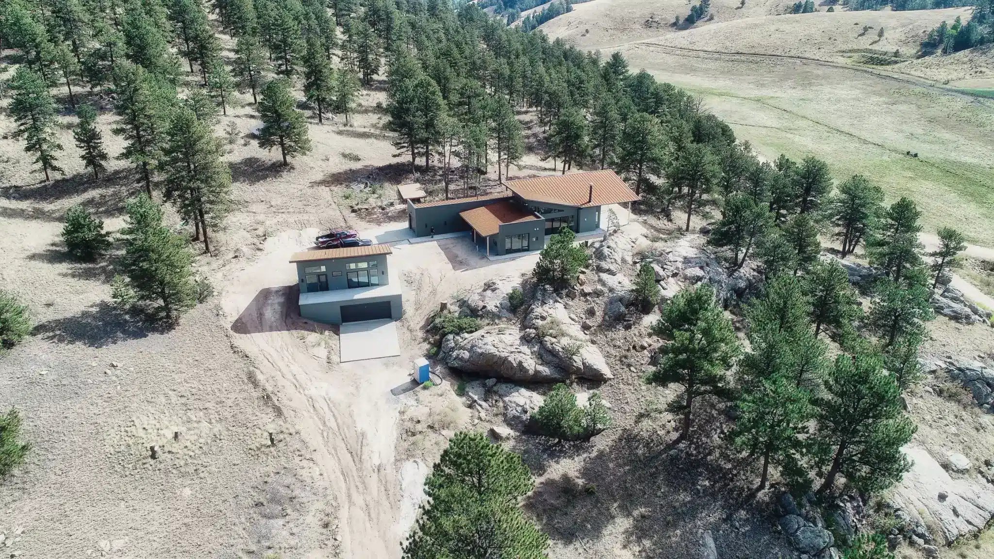 Elk Ridge Custom Home on a hill