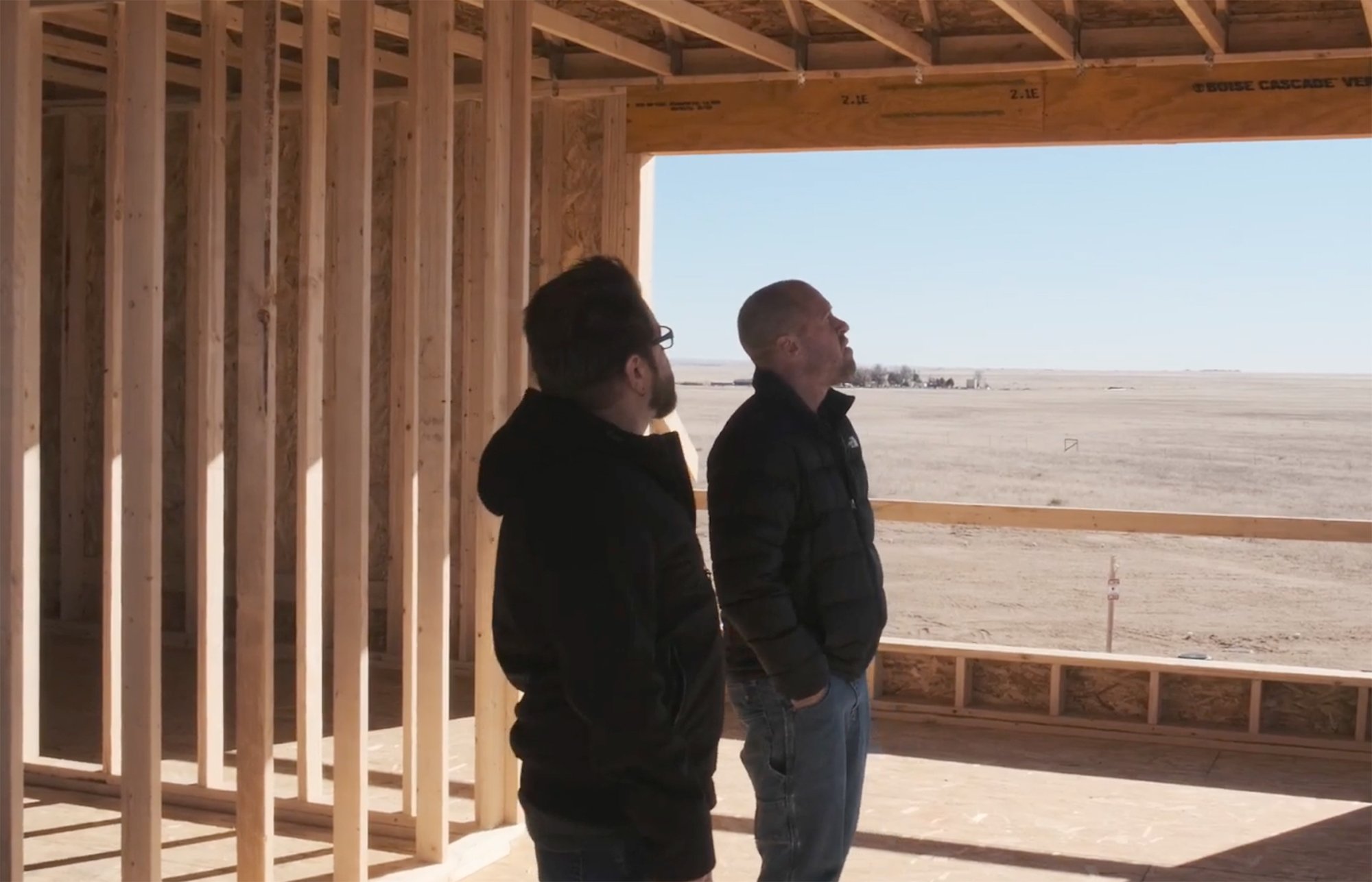 Jason and Phil on site