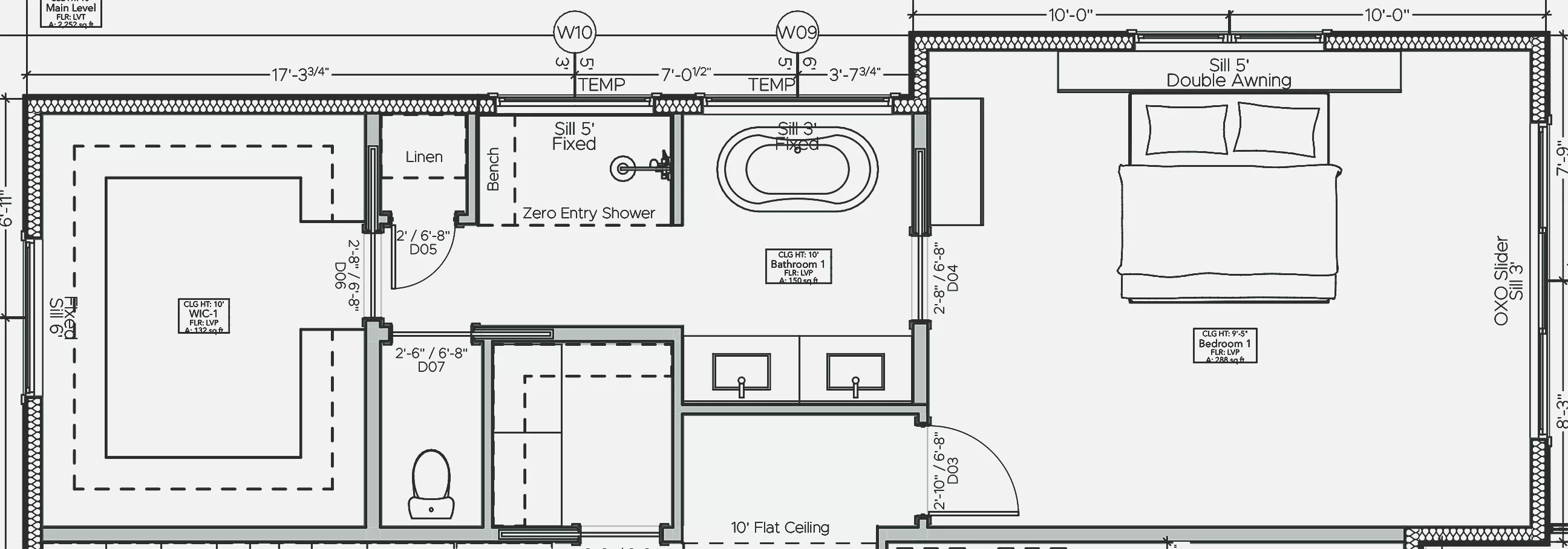 bedroom floor plan